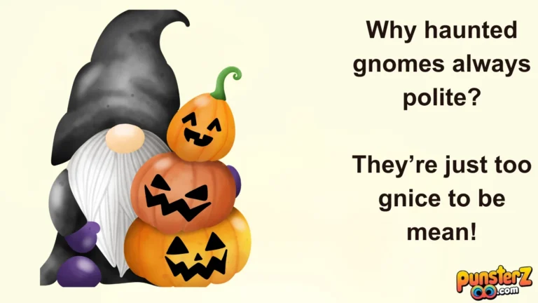 Halloween Gnome Puns