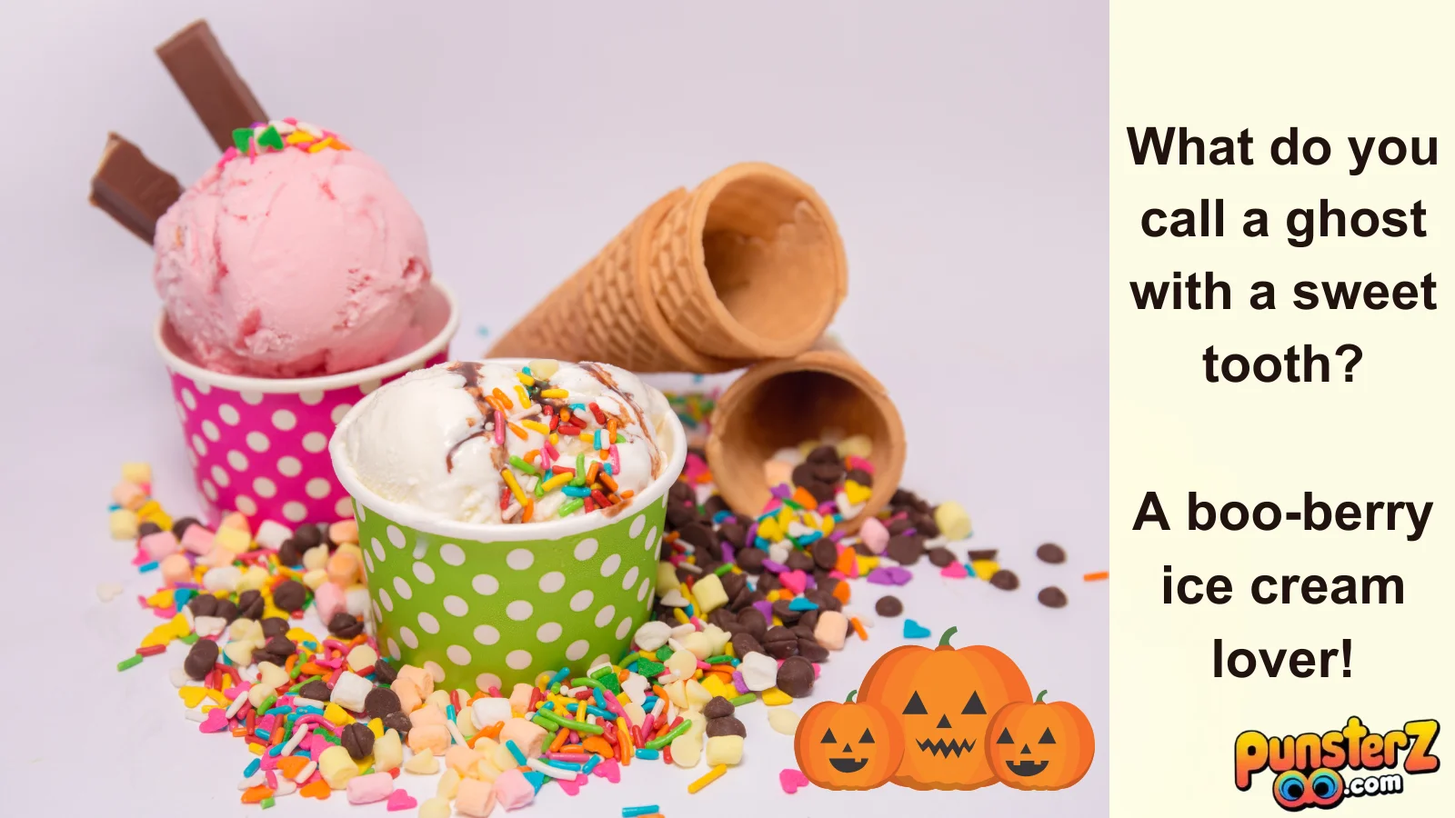 Halloween Ice Cream Puns