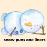 snow puns one liners