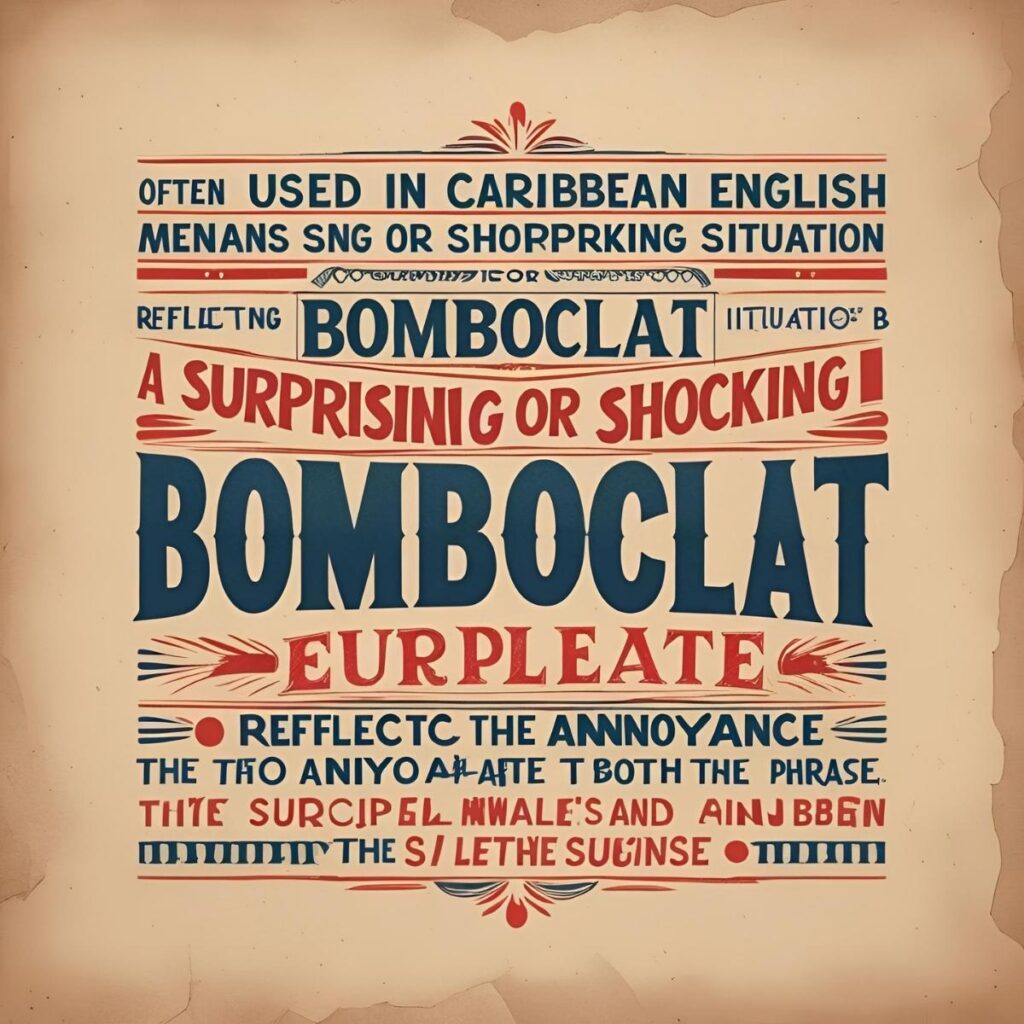 bomboclat meaning