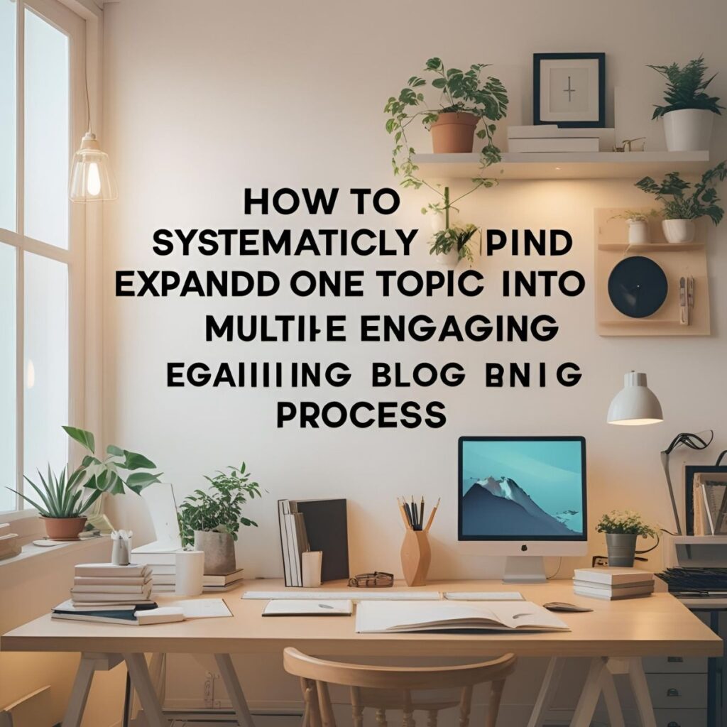 Step-by-Step Guide to Expanding One Topic Into Multiple Blog Posts